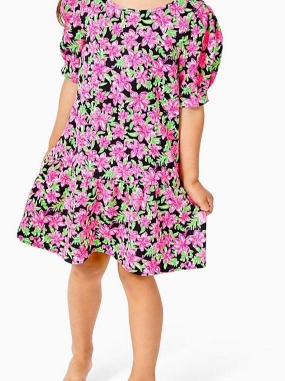 Lilly Pulitzer CHRISHELL DRESS
Floral Kids - Pink and Green Medium